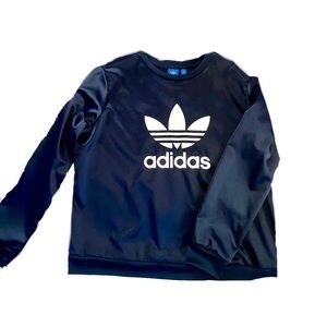 Adidas windbreaker crew neck